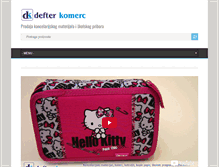 Tablet Screenshot of defterkomerc.ba